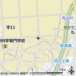 静岡県浜松市浜名区平口1859周辺の地図