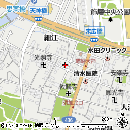 兵庫県姫路市飾磨区天神97周辺の地図