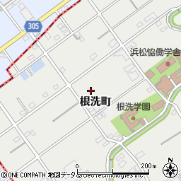 静岡県浜松市中央区根洗町658周辺の地図
