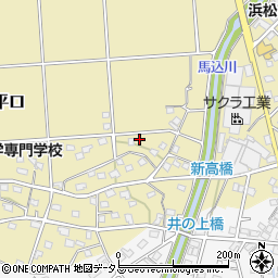 静岡県浜松市浜名区平口1853周辺の地図