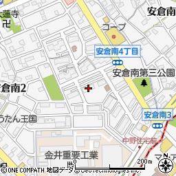 宝塚安倉第５団地１２号棟周辺の地図