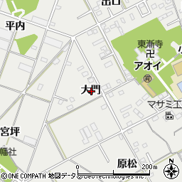 愛知県豊川市伊奈町大門周辺の地図