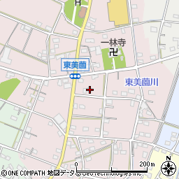 静岡県浜松市浜名区東美薗608周辺の地図