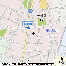 静岡県浜松市浜名区東美薗608周辺の地図