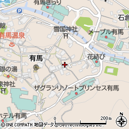 兵庫県神戸市北区有馬町367周辺の地図