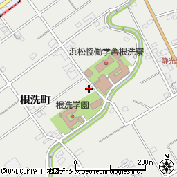 静岡県浜松市中央区根洗町669周辺の地図