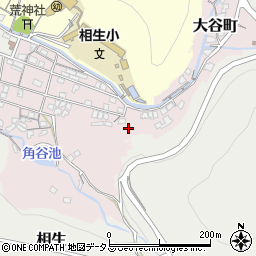 兵庫県相生市大谷町周辺の地図