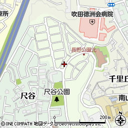 大阪府吹田市長野東27-16周辺の地図