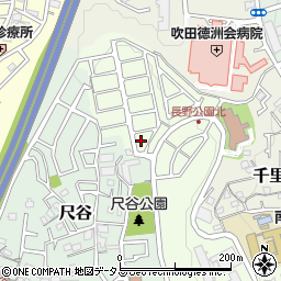 大阪府吹田市長野東27-12周辺の地図