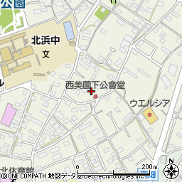 静岡県浜松市浜名区西美薗305-7周辺の地図