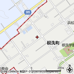静岡県浜松市中央区根洗町513周辺の地図