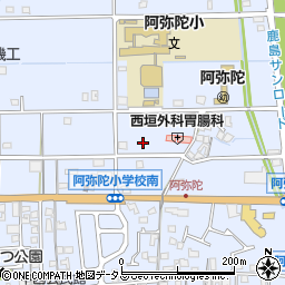 兵庫県高砂市阿弥陀町阿弥陀1166周辺の地図