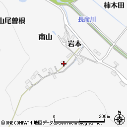 愛知県豊橋市嵩山町岩本周辺の地図