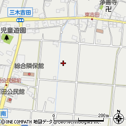 兵庫県三木市志染町吉田周辺の地図