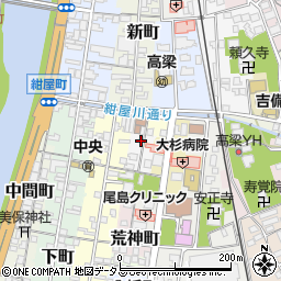 岡山県高梁市大工町周辺の地図