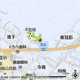 弘法堂周辺の地図