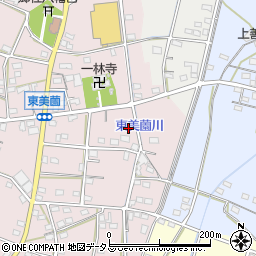 静岡県浜松市浜名区東美薗624周辺の地図