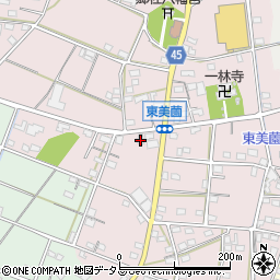 静岡県浜松市浜名区東美薗602周辺の地図