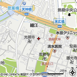 兵庫県姫路市飾磨区天神92周辺の地図