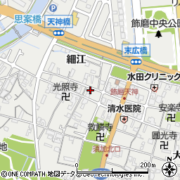 兵庫県姫路市飾磨区天神94周辺の地図