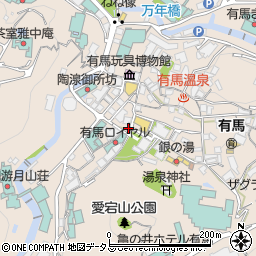 兵庫県神戸市北区有馬町1017周辺の地図