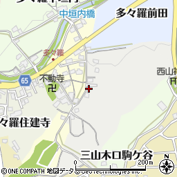 京都府京田辺市多々羅東平川原周辺の地図