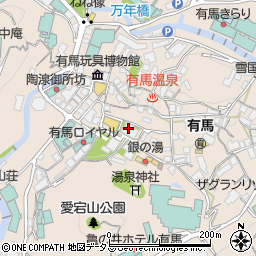 念仏寺周辺の地図