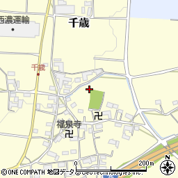 三重県伊賀市千歳周辺の地図