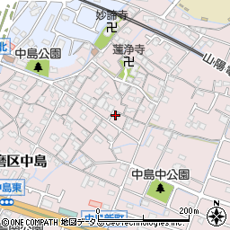 兵庫県姫路市飾磨区中島780周辺の地図
