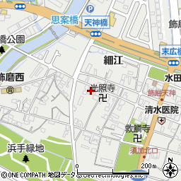 兵庫県姫路市飾磨区天神68周辺の地図