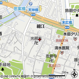 兵庫県姫路市飾磨区天神89周辺の地図