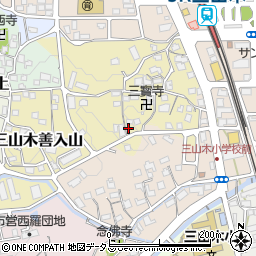 京都府京田辺市三山木山崎23周辺の地図