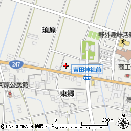 愛知県西尾市吉良町吉田須原105-1周辺の地図