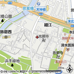兵庫県姫路市飾磨区天神70周辺の地図