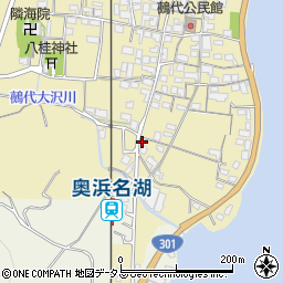 静岡県浜松市浜名区三ヶ日町鵺代774周辺の地図