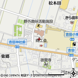 愛知県西尾市吉良町吉田（大切間）周辺の地図