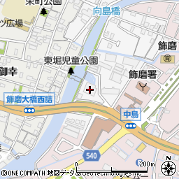 野田川排水機場周辺の地図