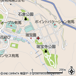 兵庫県神戸市北区有馬町1754周辺の地図