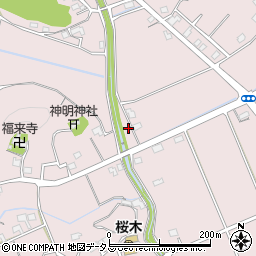 静岡県掛川市家代485周辺の地図