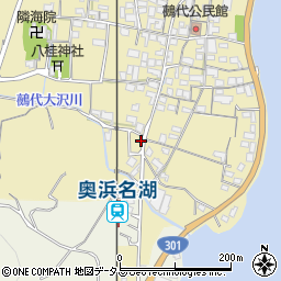 静岡県浜松市浜名区三ヶ日町鵺代773周辺の地図