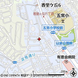 ＮＴＴ職員宿舎周辺の地図