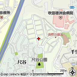 大阪府吹田市長野東27-24周辺の地図