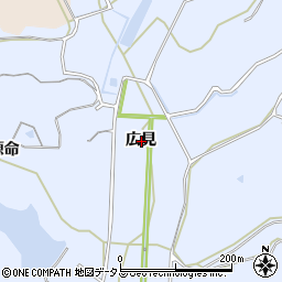 愛知県知多郡美浜町奥田広見周辺の地図