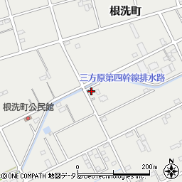 静岡県浜松市中央区根洗町1133周辺の地図