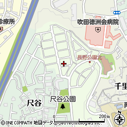 大阪府吹田市長野東27-23周辺の地図