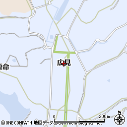 愛知県美浜町（知多郡）奥田（広見）周辺の地図