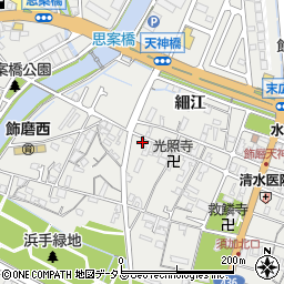 兵庫県姫路市飾磨区天神72周辺の地図