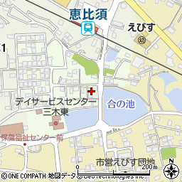 兵庫県三木市君が峰町周辺の地図