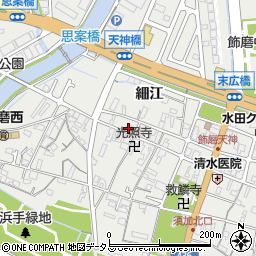 兵庫県姫路市飾磨区天神84周辺の地図