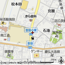 サンエス電業　吉田店周辺の地図